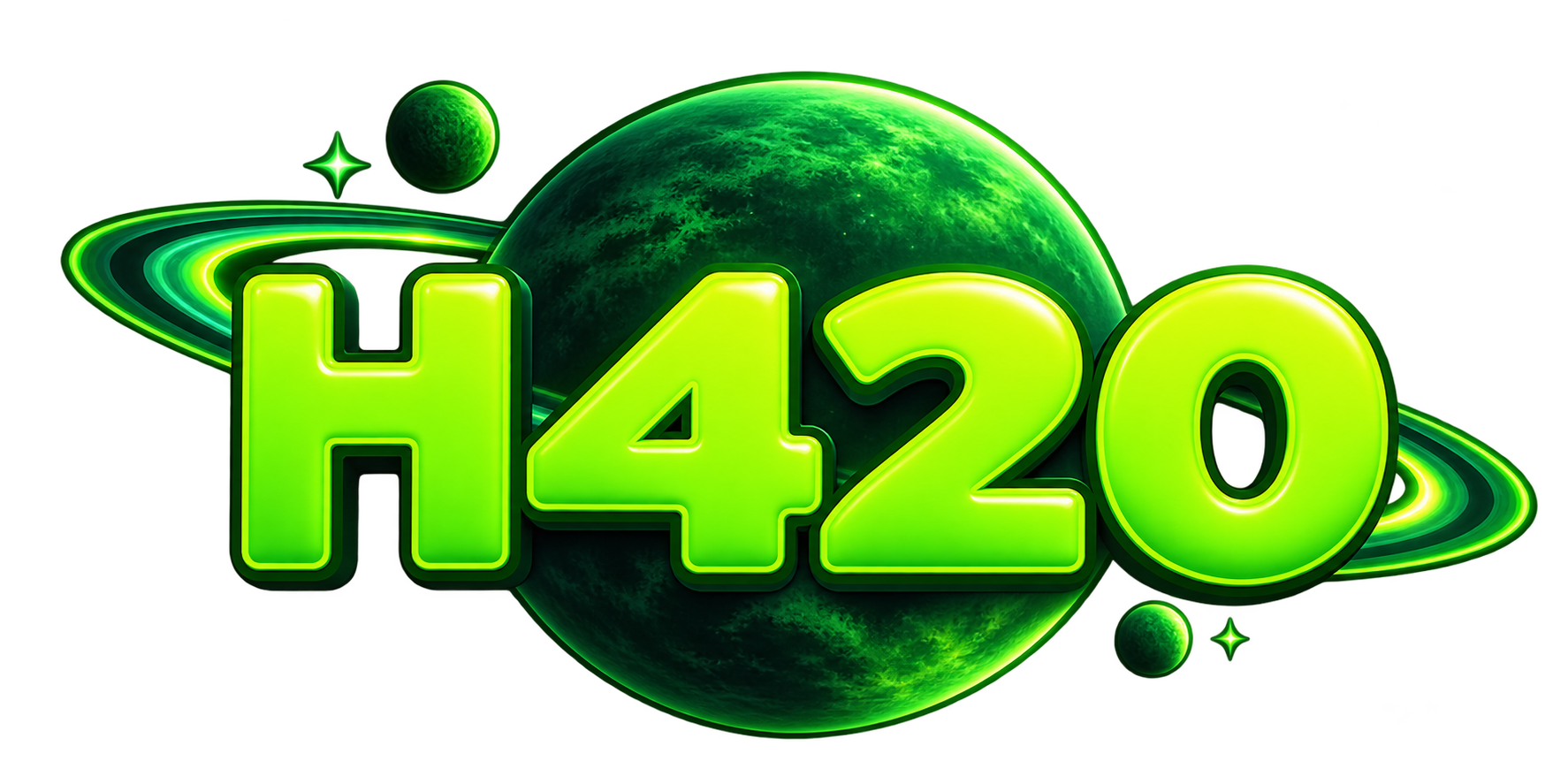 H420 — зелена планета з кільцями